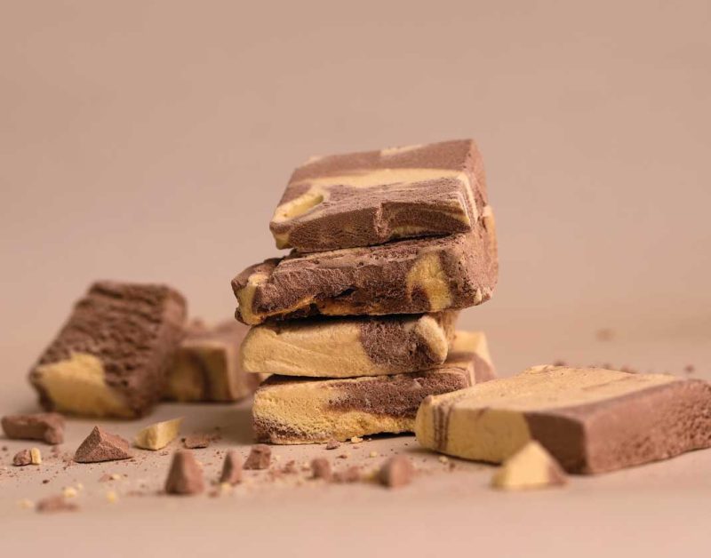 بستنی خشک موز شکلات